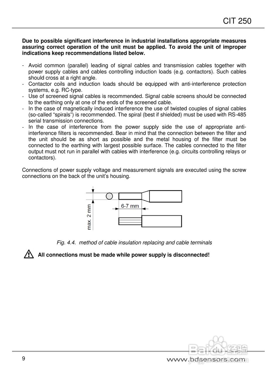 欧智博德CIT 250 流程显示器使用手册:[1]