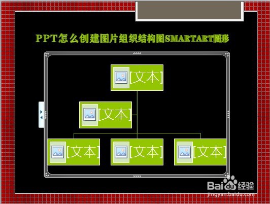 PPT怎么创建图片组织结构图SMARTART图形