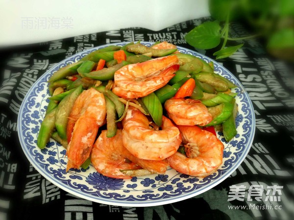 丝瓜虾的家常做法