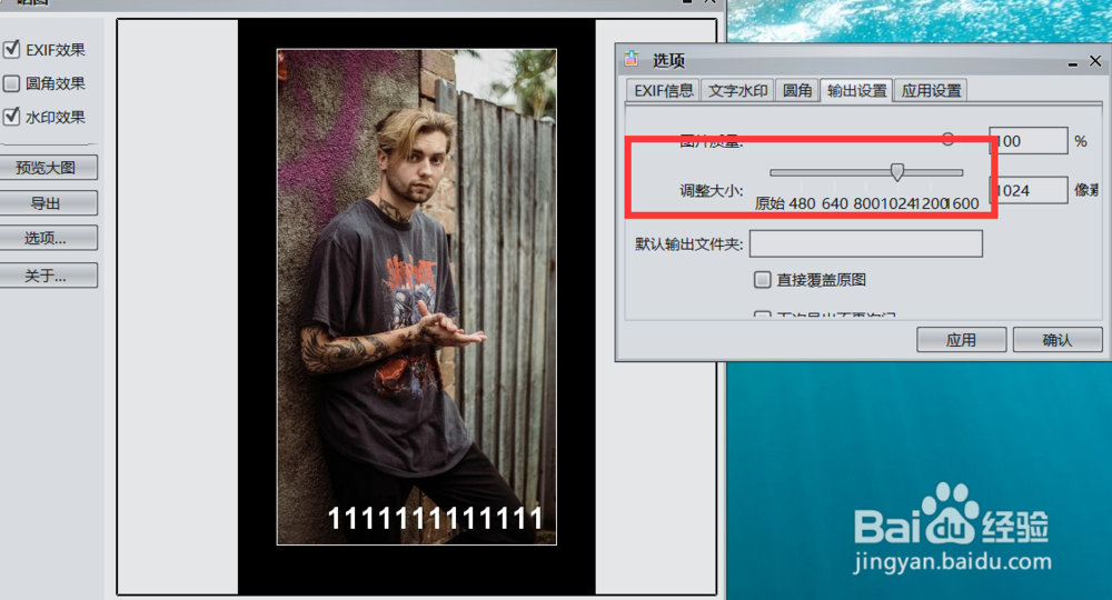 如何修改easyphoto的图片输出图片大小？