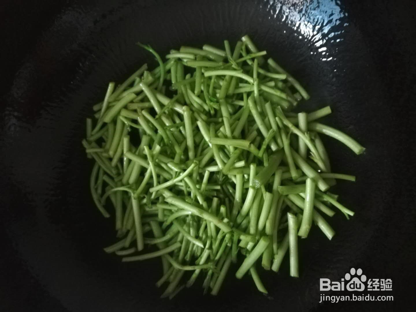 清炒芦蒿的做法