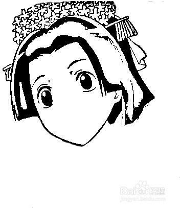 简笔画-如何画q版人物银魂澄夜公主的简笔画