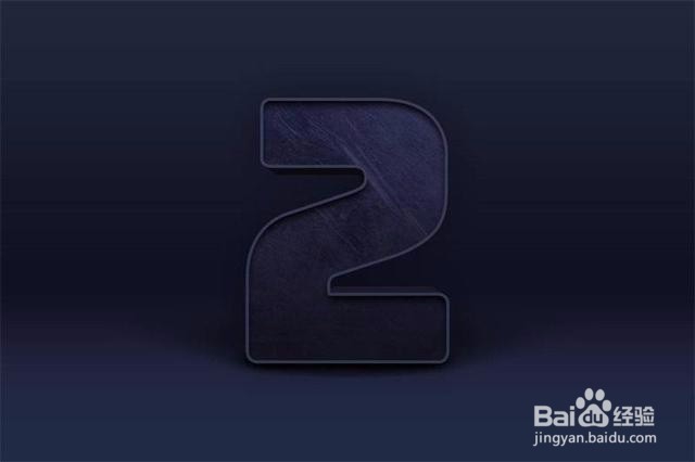 教你Photoshop制作大气的3D荧光灯字体