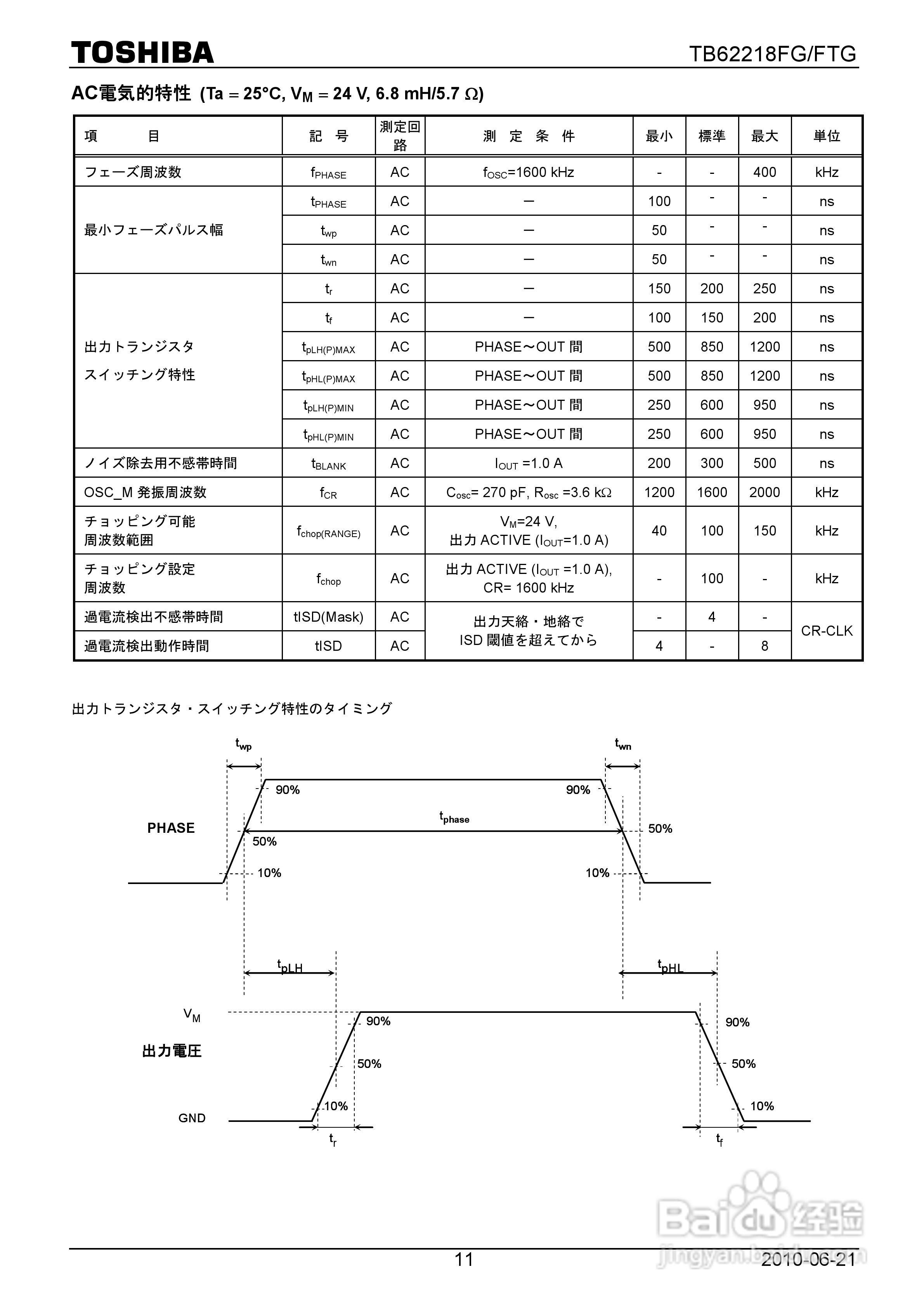东芝TB62218FG/TB62218FTG马达驱动器说明书:[2]