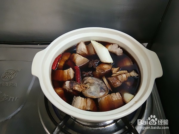 腐皮结烧肉的做法