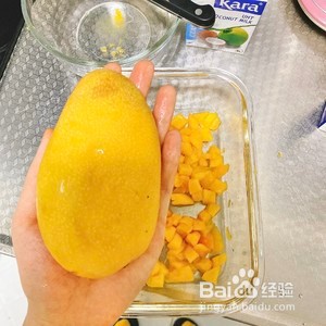 教你如何做芒果椰奶冻?