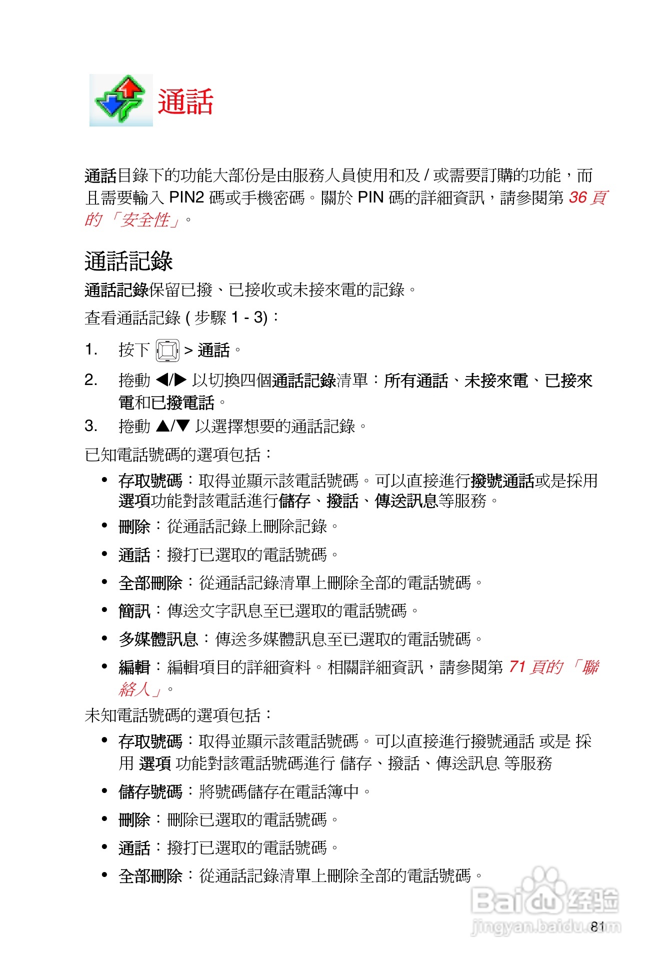 东芝TS32手机使用说明书:[9]