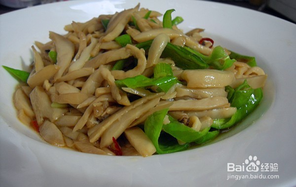 蚝油鸡腿菇的做法