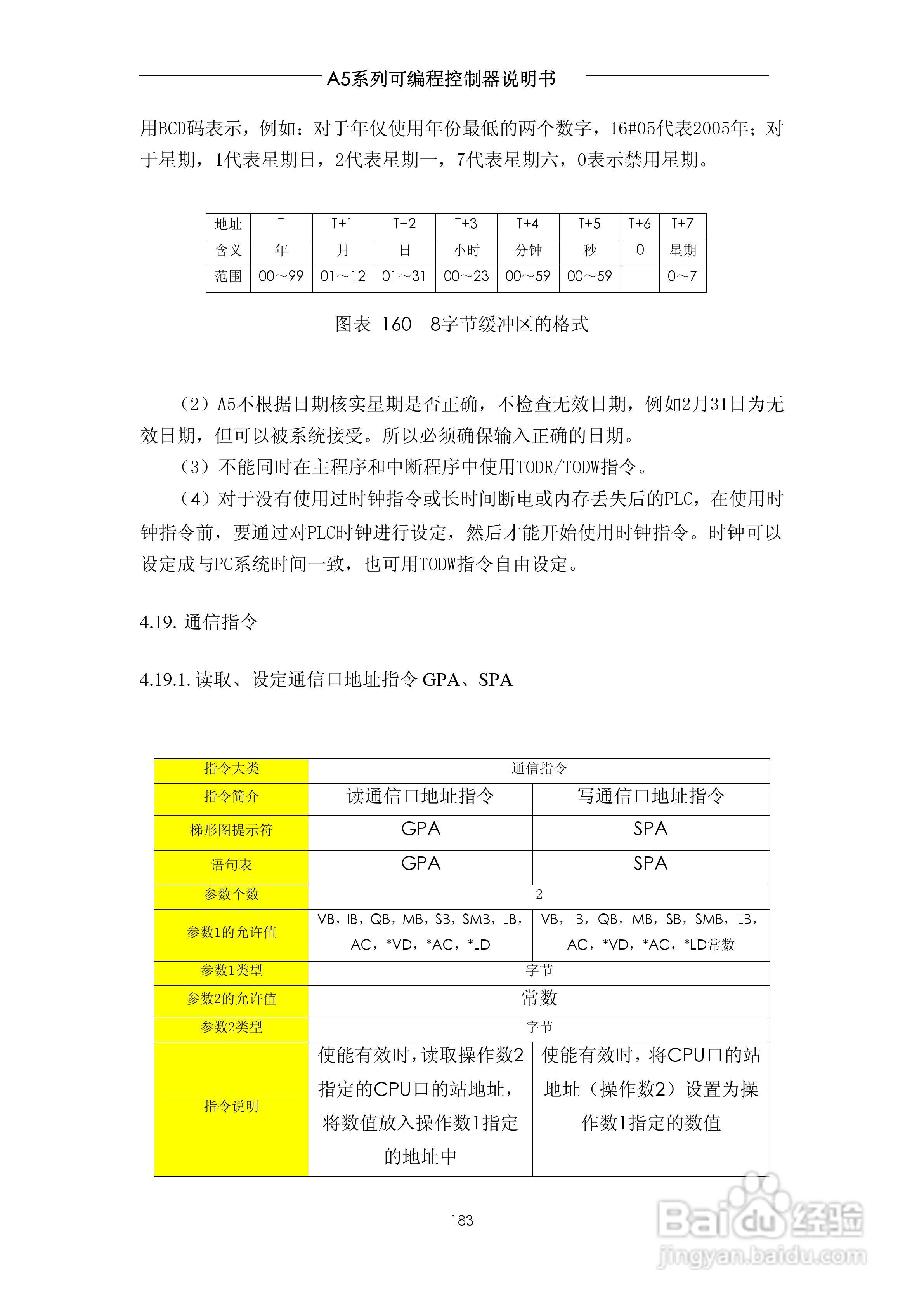 A5系列可编程控制器说明书V1.2:[19]