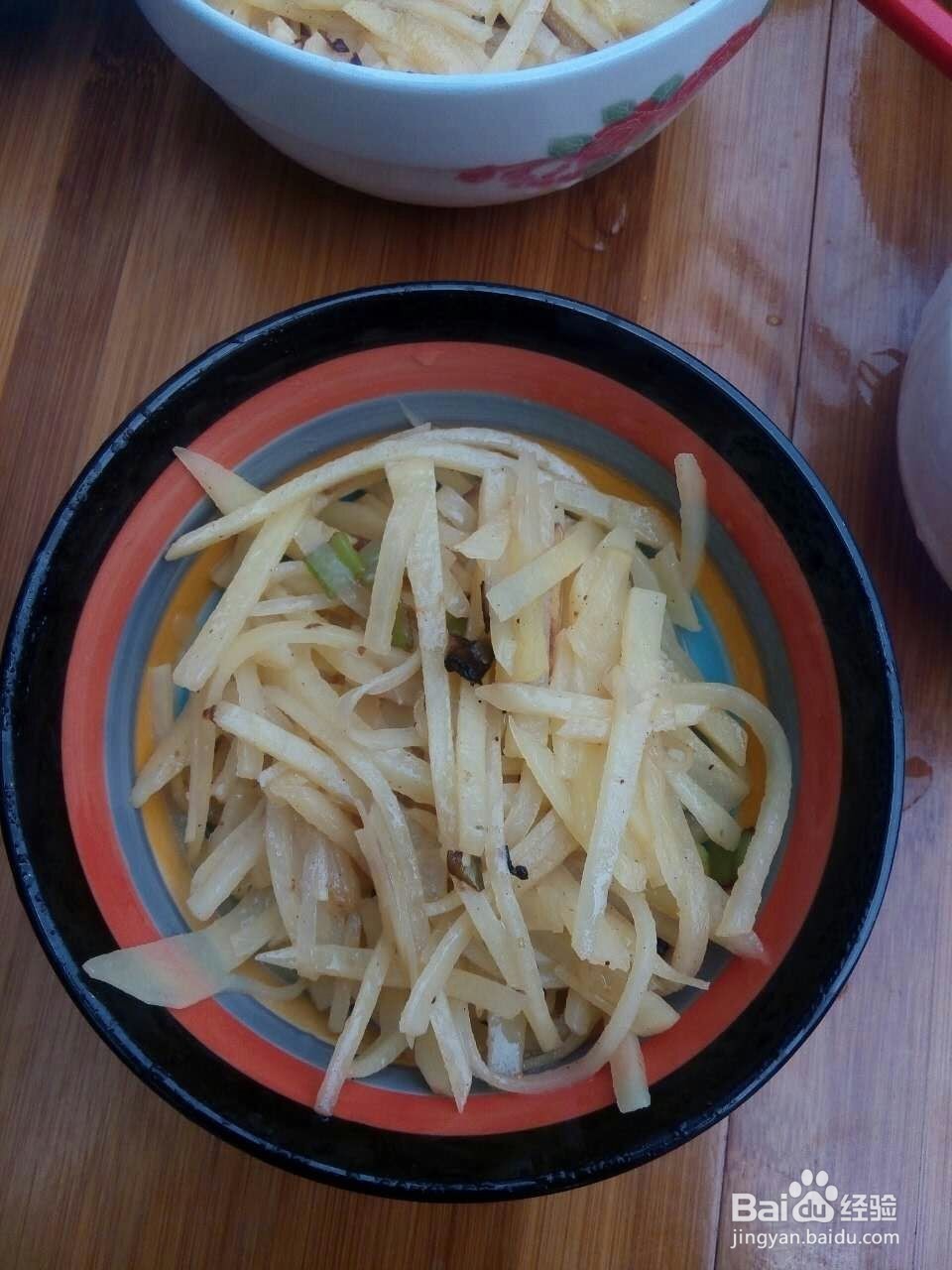 #美食#素炒土豆丝的家常做法