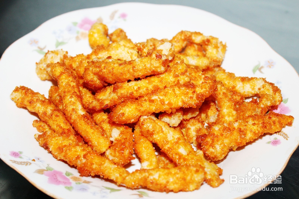 炸鸡柳和鸡肉棒的家庭做法