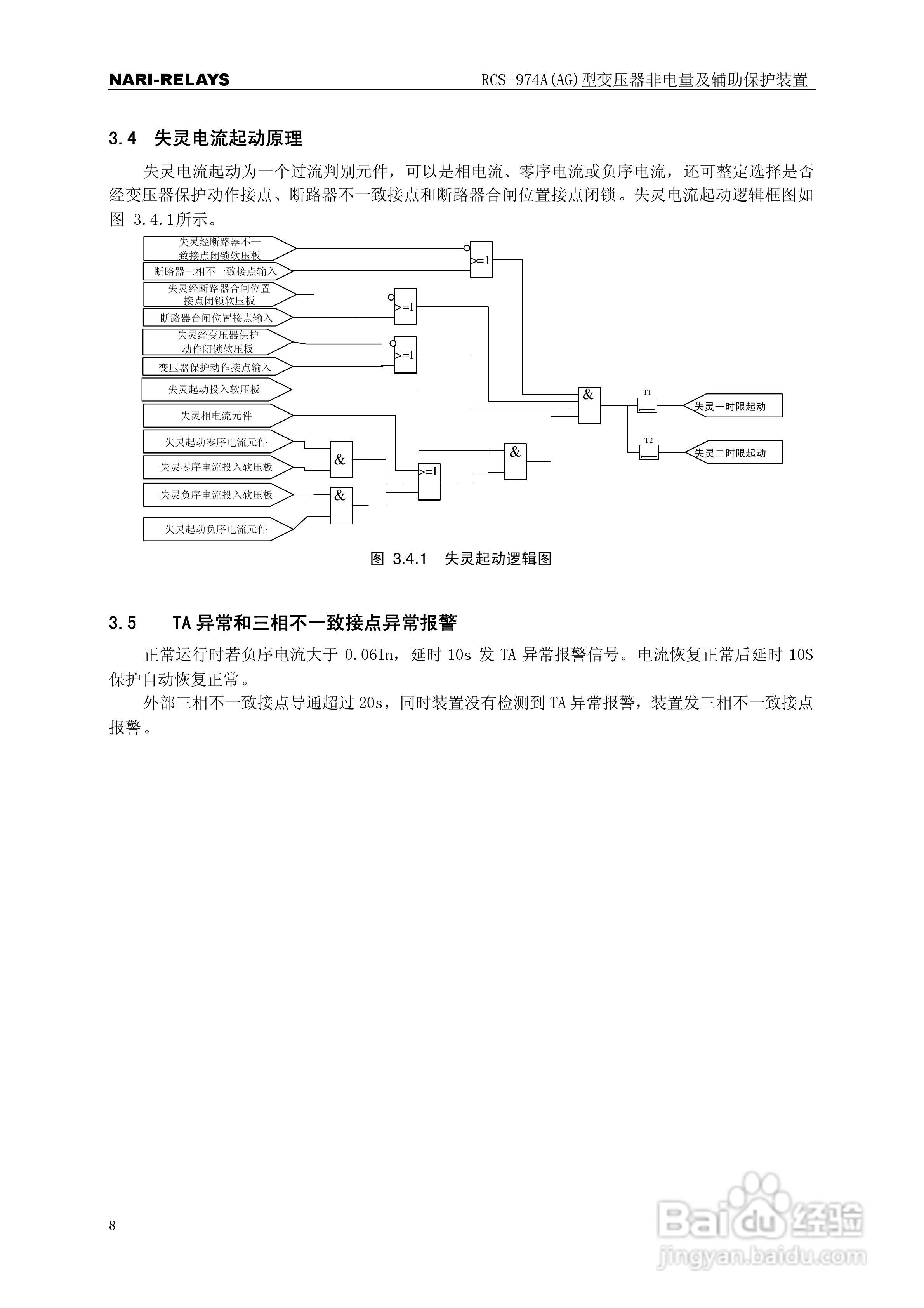 RCS-974A(AG)型变压器非电量及辅助保护装置使用说明书:[2]