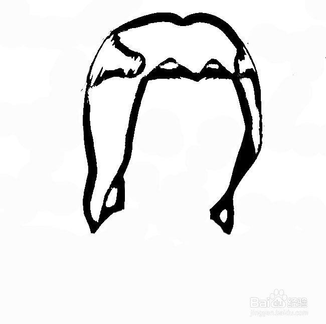 简笔画-如何画Q版人物银魂吉泽的简笔画