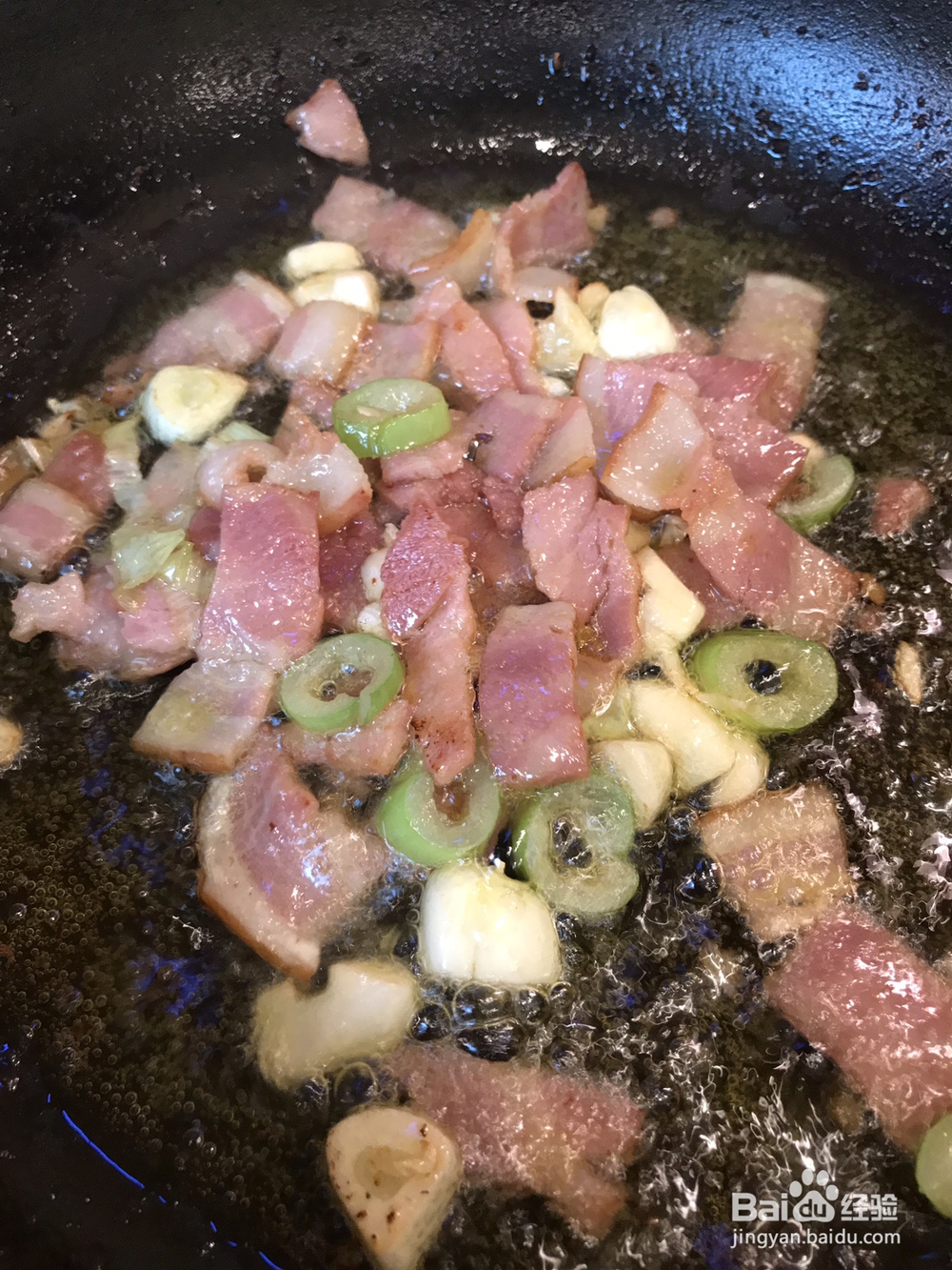 不会剩的培根炝豌豆尖满口