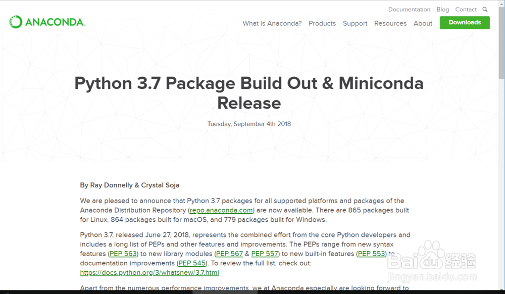 下载 Python 3.7 的详细过程截图