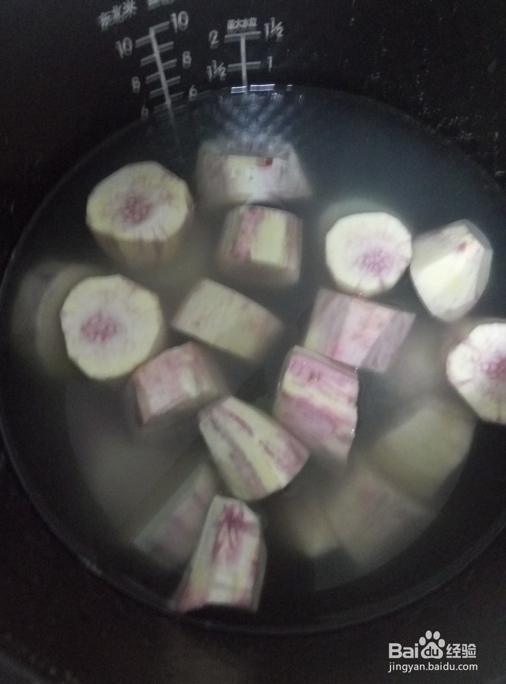 红薯通心粉红糖水的做法