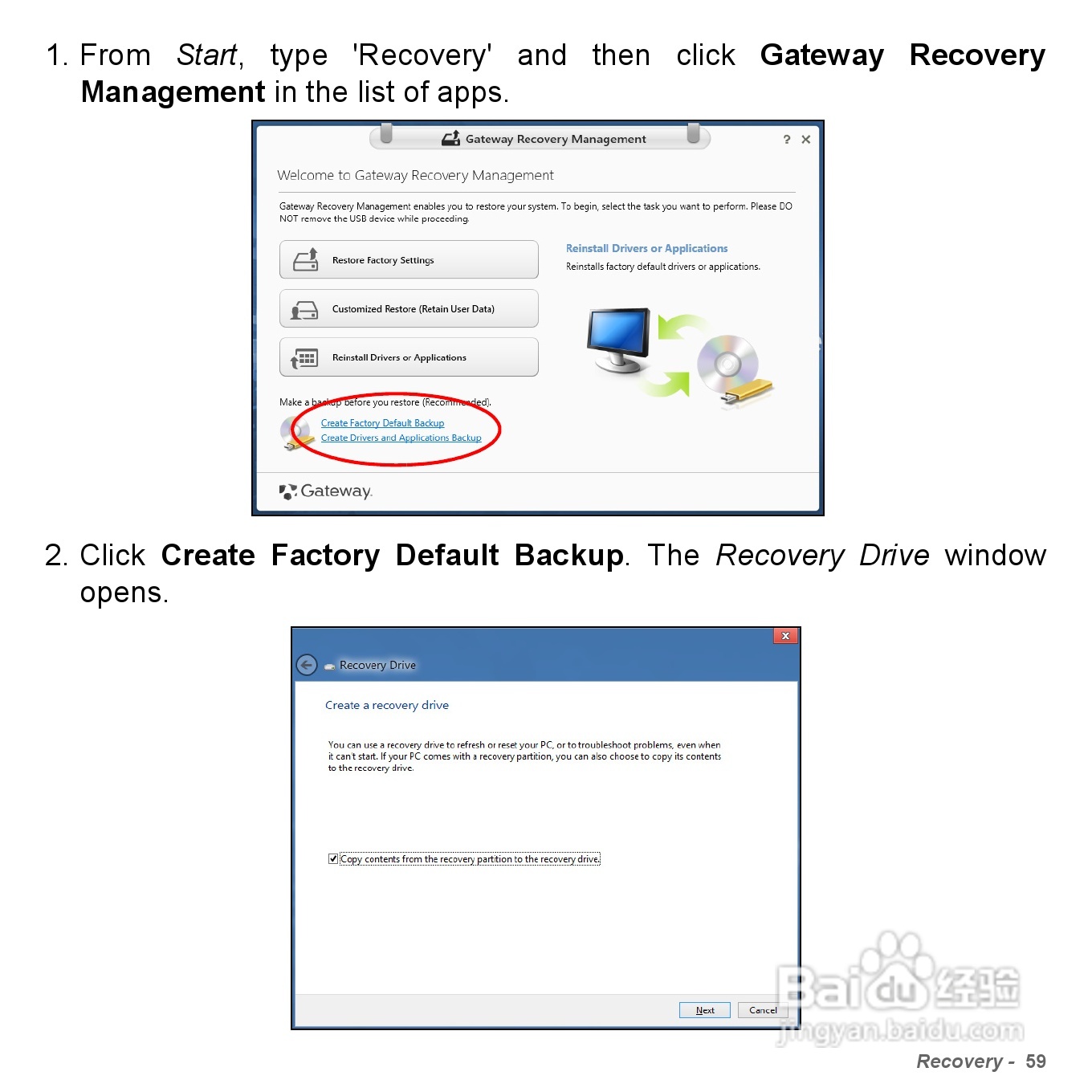 捷威Gateway VG50HC笔记本电脑使用说明书:[7]