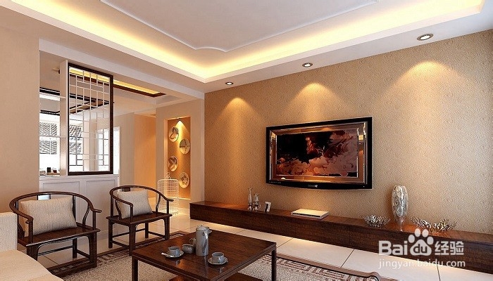 新中式装修效果图图片大全——客厅篇