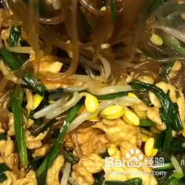 如何做粉丝炒韭菜呢