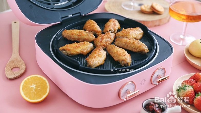 美味的蒜香烤翅