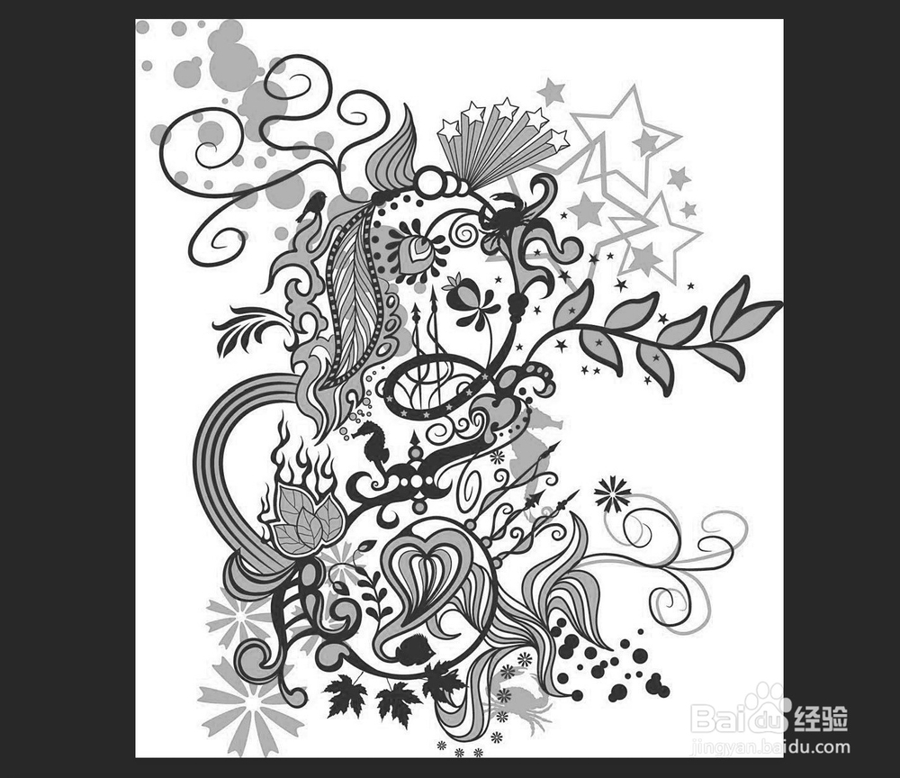 将彩色照片变成黑白照片方法一