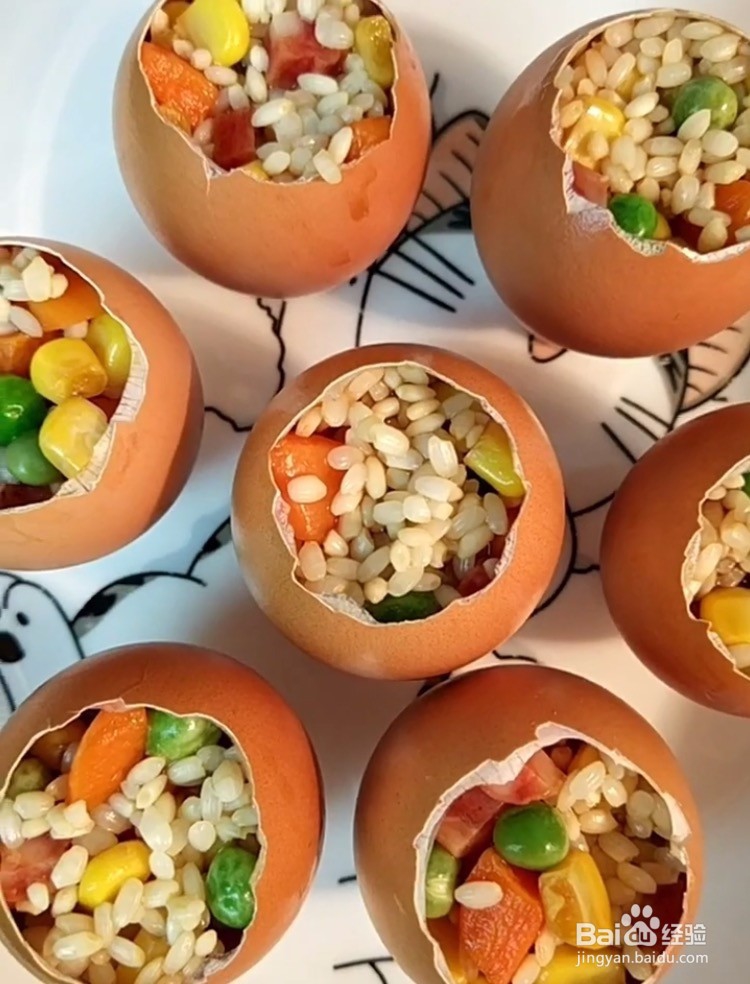 好吃又好玩的糯米蛋的制作方法