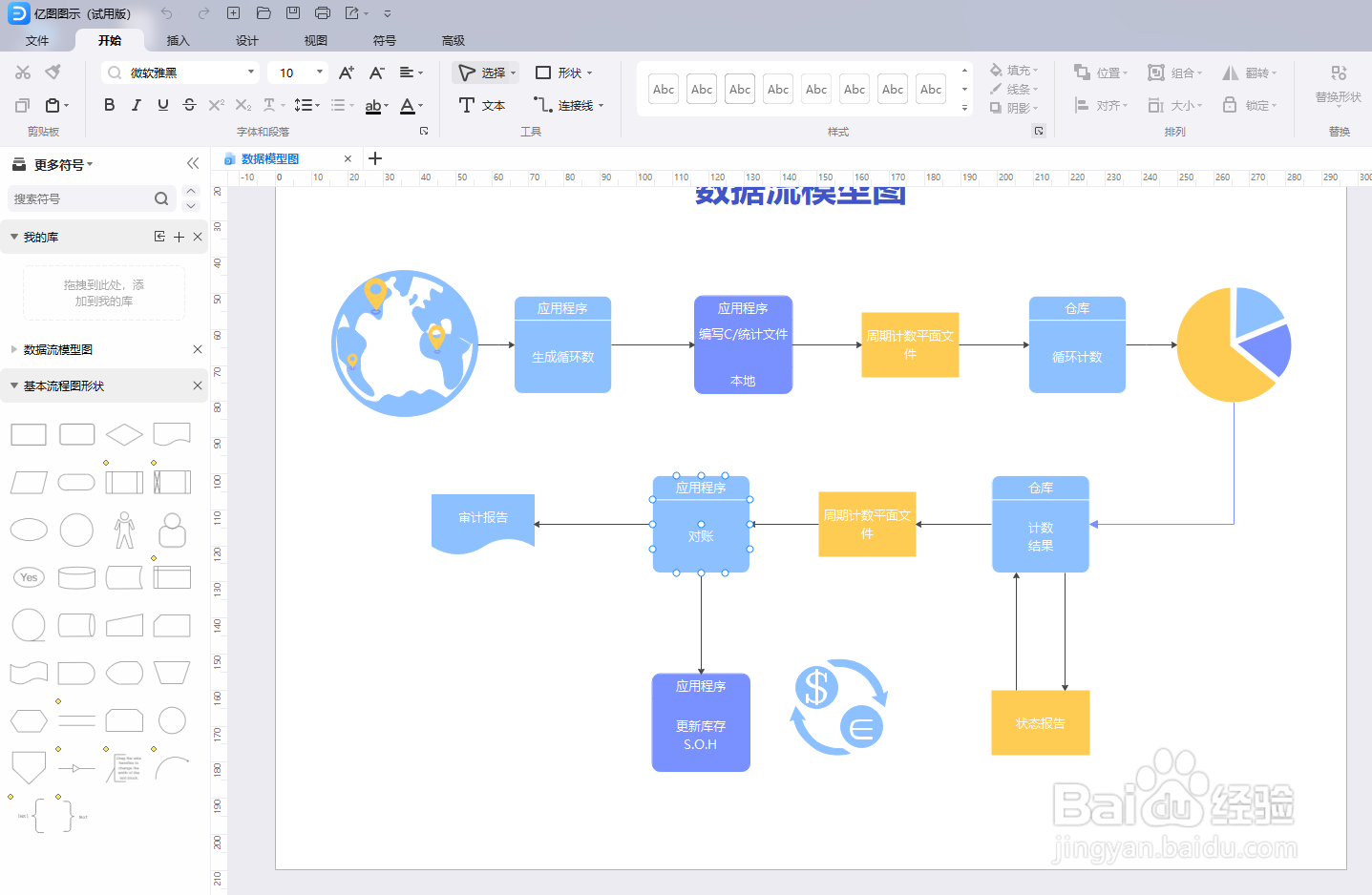 亿图图示怎么绘制“数据模型图”