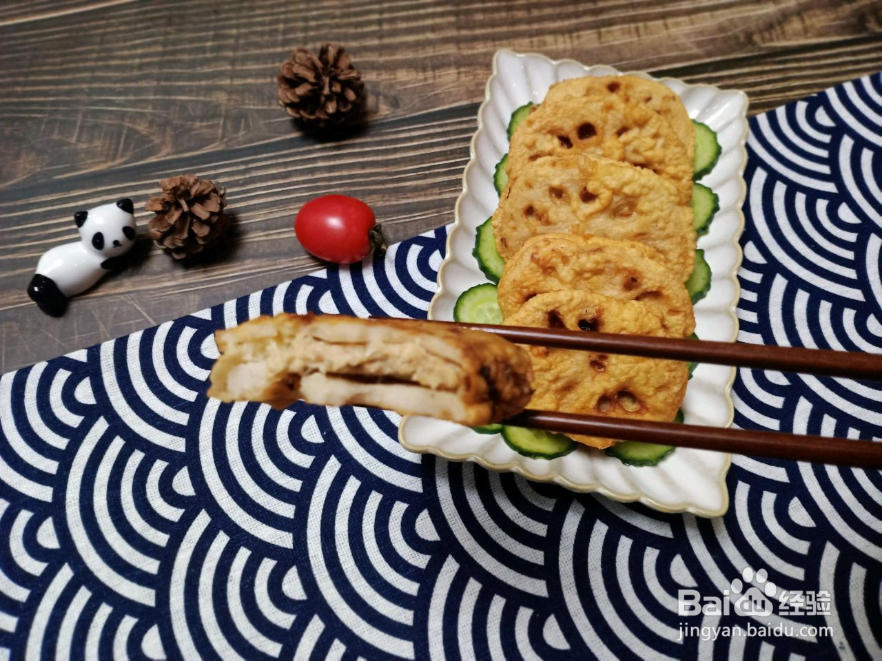 鲜香四溢的炸藕盒的做法