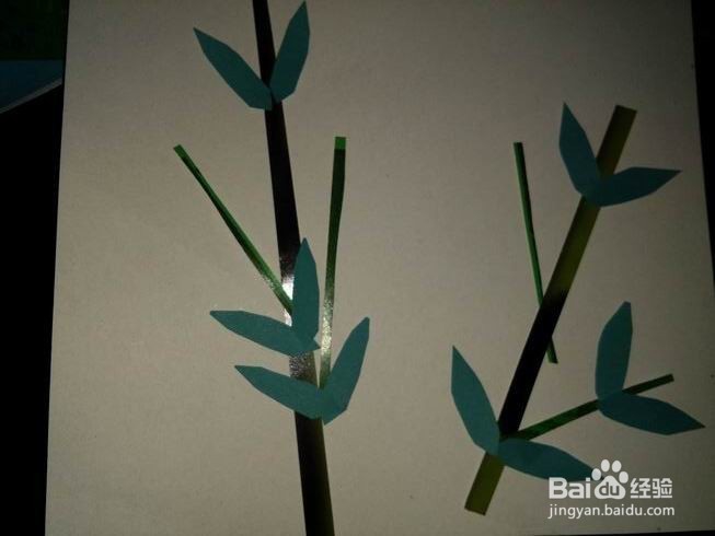 剪纸贴画——送妈妈的康乃馨