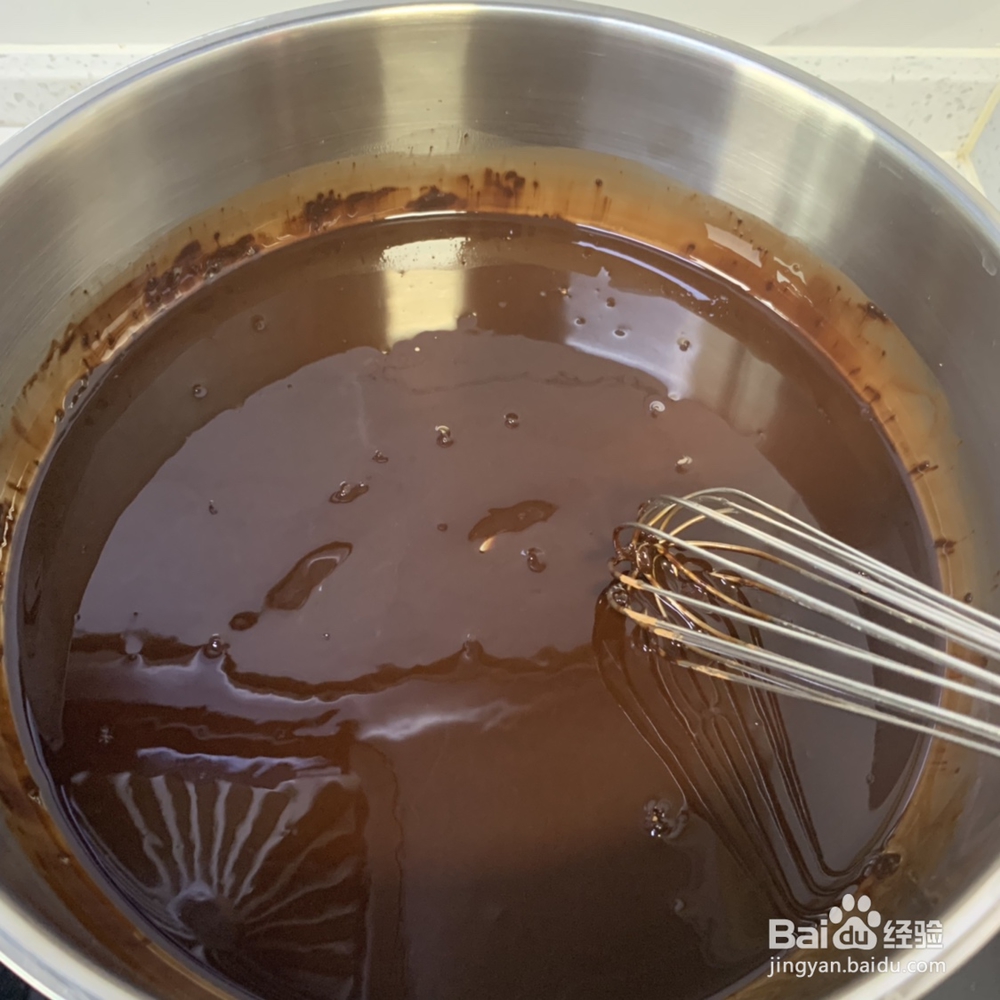 自己做巧克力戚风蛋糕