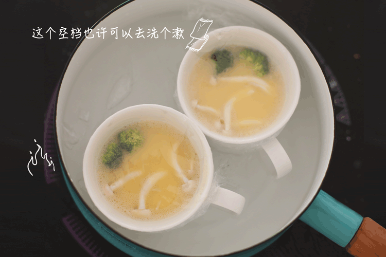 咯咯哒教您做美食——元气饭团蒸蛋