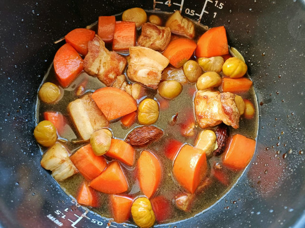 板栗胡萝卜炖肉
