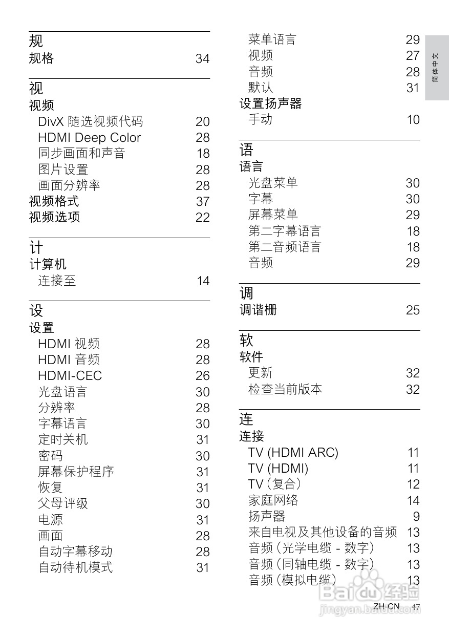 PHILIPS HTS3541家庭影院用户手册:[3]