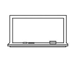 简笔画---怎么画黑板