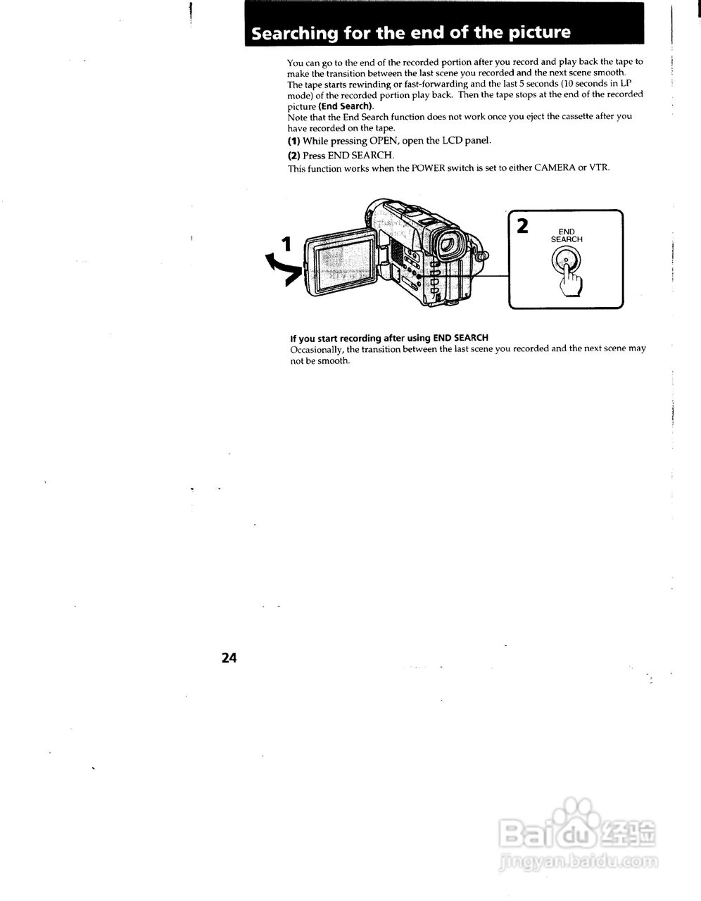 索尼CCD-TRV72模拟摄像机说明书:[3]