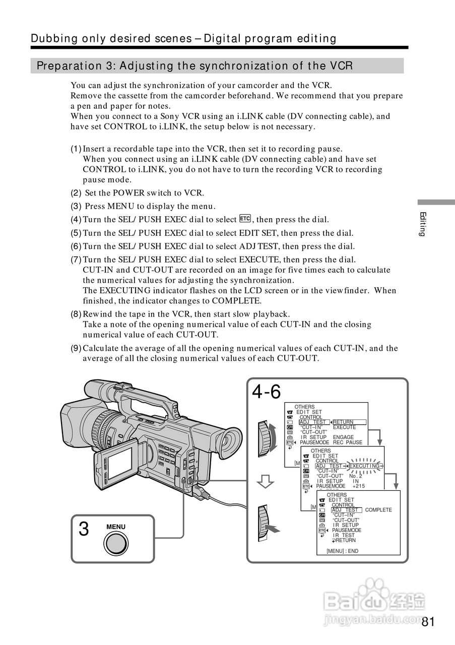 索尼DCR-VX2000数码摄像机说明书:[9]