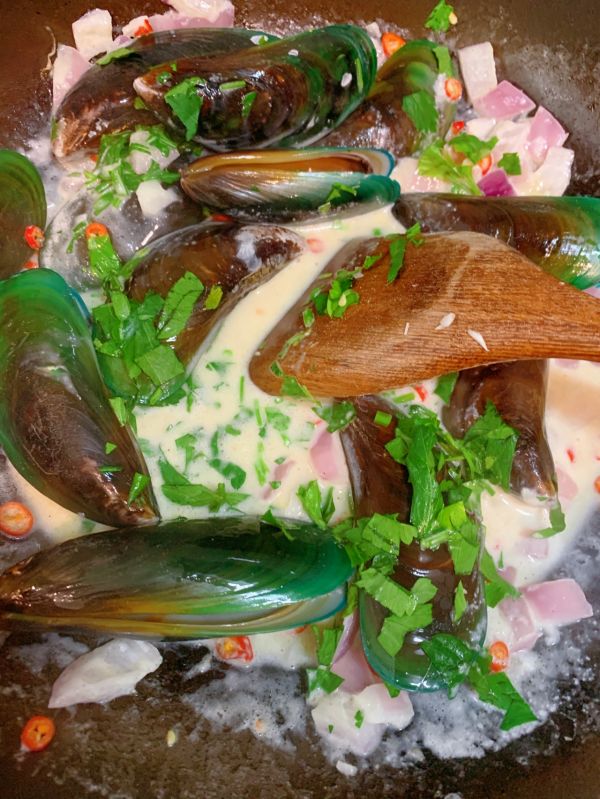 泰式椰浆辣焗贻贝