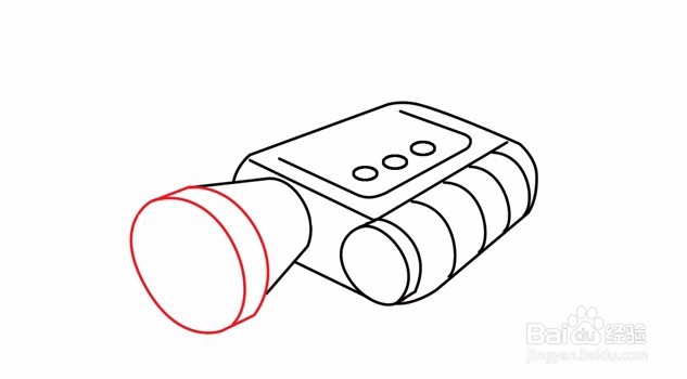 简笔画---如何画摄像仪