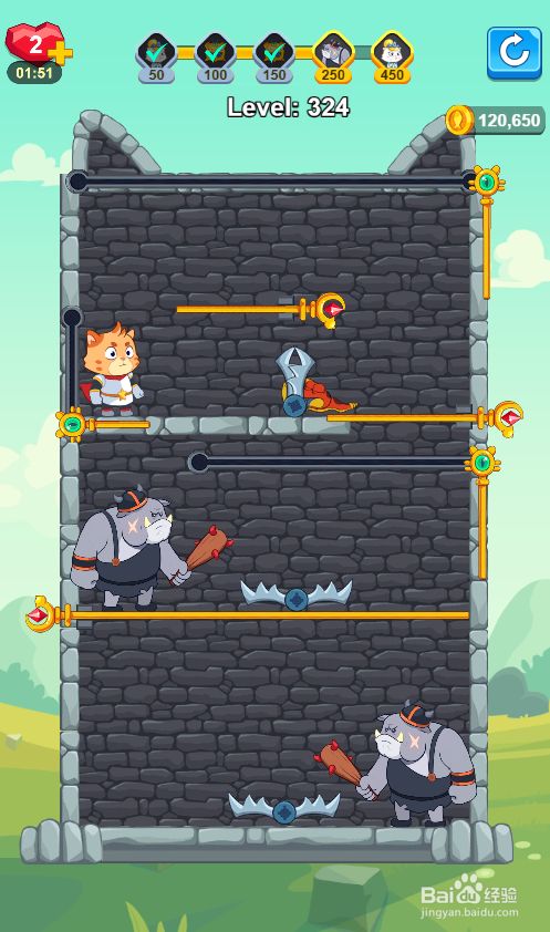 Super Kitty Rescue的Level：324如何通关