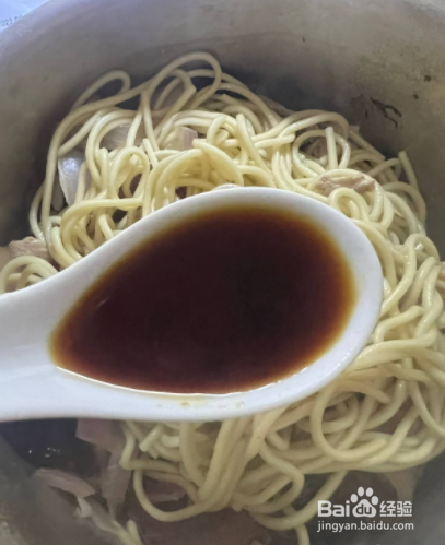 家常菜:肉丝拌面