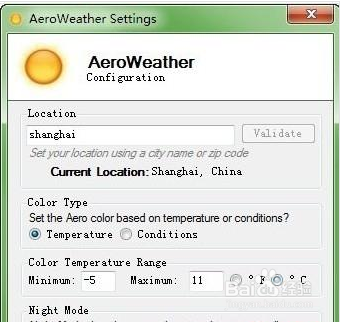 Win7系统使用技巧：[2]随气象自动变窗口颜色