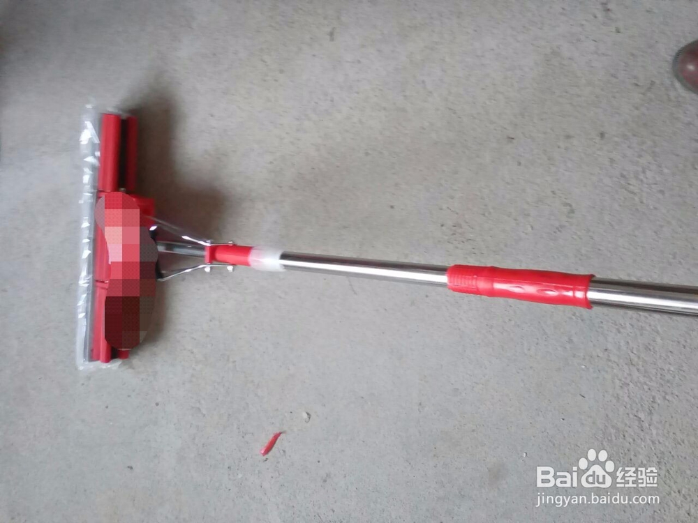 刚买来的海绵拖把怎么装?