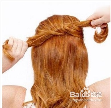 大热的夏季发型盘发图解