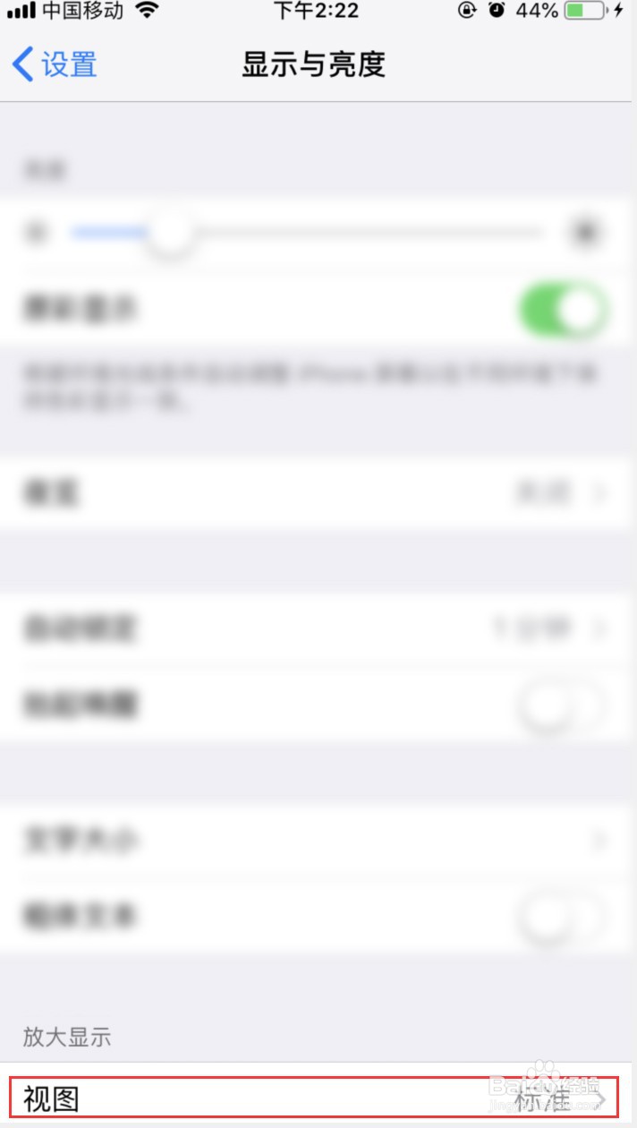 苹果手机如何设置放大显示