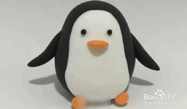 粘土企鹅的制作方法