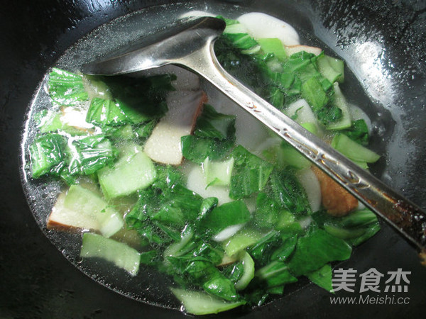 香干青菜年糕汤