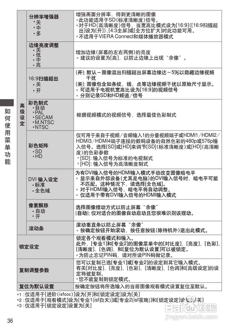 松下TH-P50GT30C等离子彩电使用说明书:[4]