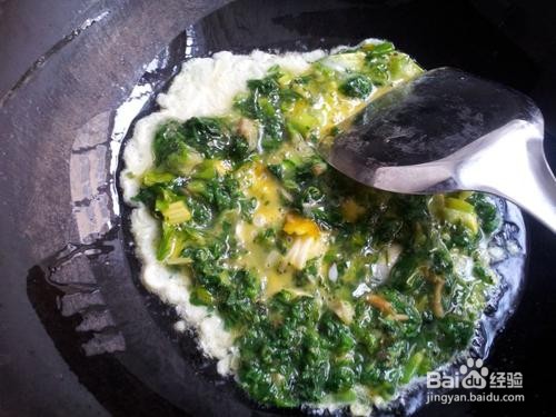 荠菜鲜炒鸡蛋