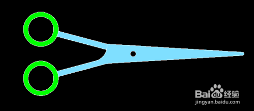 CAD中如何画剪刀