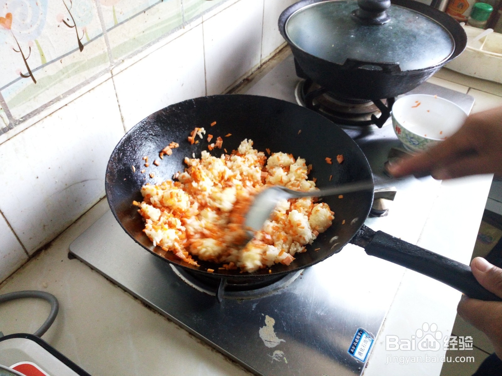 营养蛋炒饭----小盆友的大爱